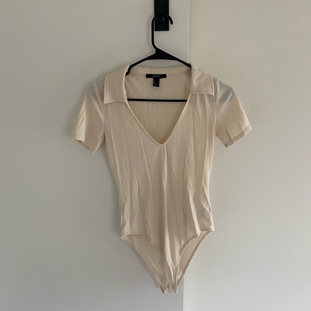 Forever 21 Collared Bodysuit